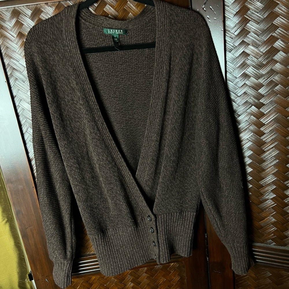 Ralph Lauren Brown Cardigan